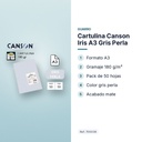 CARTULINA CANSON IRIS A3 GRIS PERLA - características principales