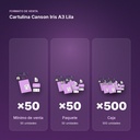 CARTULINA CANSON IRIS A3 LILA - formato de venta: paquete de 50, caja de 500