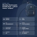 MOCHILA TÉCNICA PARA PORTÁTIL 15,6" + USB EL GANSO "ECLIPSE" - resumen de atributos