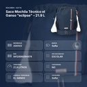 SACO MOCHILA TÉCNICO EL GANSO "ECLIPSE" – 21.9 L - resumen de atributos