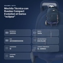 MOCHILA TÉCNICA CON RUEDAS COMPACT EVOLUTION EL GANSO "ECLIPSE" - resumen de atributos