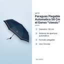 PARAGUAS PLEGABLE AUTOMATICO 58 CM EL GANSO "CLASSIC"  - características principales