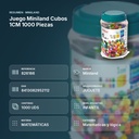 JUEGO MINILAND CUBOS 1CM 1000 PIEZAS - resumen de atributos