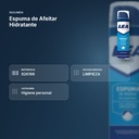 ESPUMA DE AFEITAR HIDRATANTE - resumen de atributos