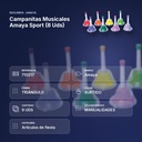 CAMPANITAS MUSICALES AMAYA SPORT (8 UDS) - resumen de atributos