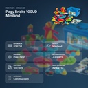 PEGY BRICKS 100UD MINILAND - resumen de atributos