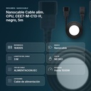 Nanocable Cable alim. CPU, CEE7-M-C13-H, negro, 5m - resumen de atributos