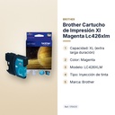 BROTHER  CARTUCHO DE IMPRESIÓN XL MAGENTA LC426XLM  - características principales