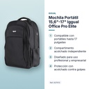 MOCHILA PORTÁTIL 15,6"-17" IGGUAL OFFICE PRO ELITE - características principales