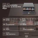 CAJÓN PORTAMONEDAS IGGUAL IRON-XS 33 CM 4+8 NEGRO - resumen de atributos
