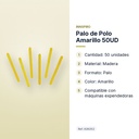 PALO DE POLO AMARILLO 50UD - características principales