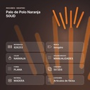 PALO DE POLO NARANJA 50UD - resumen de atributos
