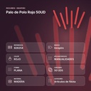PALO DE POLO ROJO 50UD  - resumen de atributos