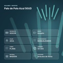 PALO DE POLO AZUL  50UD   - resumen de atributos