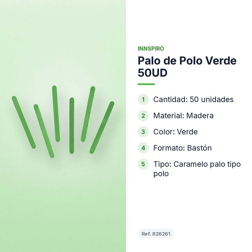 PALO DE POLO VERDE 50UD     - características principales