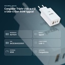 CARGADOR TRIPLE USB-A + 2 X USB-C GAN 65W IGGUAL - resumen de atributos