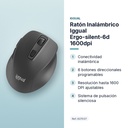 RATÓN INALÁMBRICO IGGUAL ERGO-SILENT-6D 1600DPI - características principales