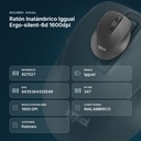 RATÓN INALÁMBRICO IGGUAL ERGO-SILENT-6D 1600DPI - resumen de atributos