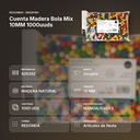 CUENTA MADERA BOLA MIX 10MM 1000UUDS - resumen de atributos