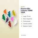PLUMON MIX COLORES 75MM 14GR - características principales