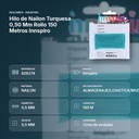 HILO DE NAILON TURQUESA 0,50 MM ROLLO 150 METROS INNSPIRO - resumen de atributos