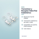 TRANSMISOR Y RECEPTOR HDMI FHD INALÁMBRICO - características principales