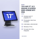 TPV AIO 17" 4:3 IGGUAL i5 8350U 8GB+256GB W11 PRO - características principales