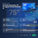 PANTALLA INTERACTIVA 75" 4K IGGUAL ORCHID ANDROID 14 - resumen de atributos