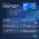 PANTALLA INTERACTIVA 4K ORCHID 86” – IGGUAL - resumen de atributos