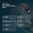 RATÓN ÓPTICO COM-BASIC3-800DPI – IGGUAL - resumen de atributos