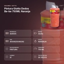 PINTURA GIOTTO DEDOS BE-BE 750ML NARANJA - resumen de atributos