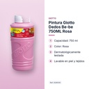 PINTURA GIOTTO DEDOS BE-BE 750ML ROSA - características principales