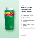 PINTURA GIOTTO DEDOS BE-BE 750ML VERDE - características principales