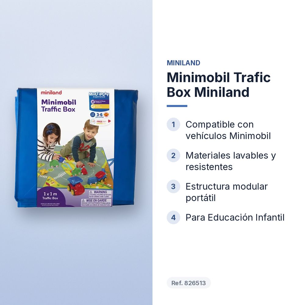 MINIMOBIL TRAFIC BOX MINILAND - características principales