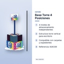 BASE TORRE 4 POSICIONES - características principales