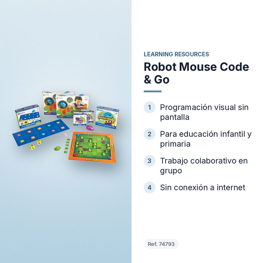 ROBOT MOUSE CODE & GO - características principales