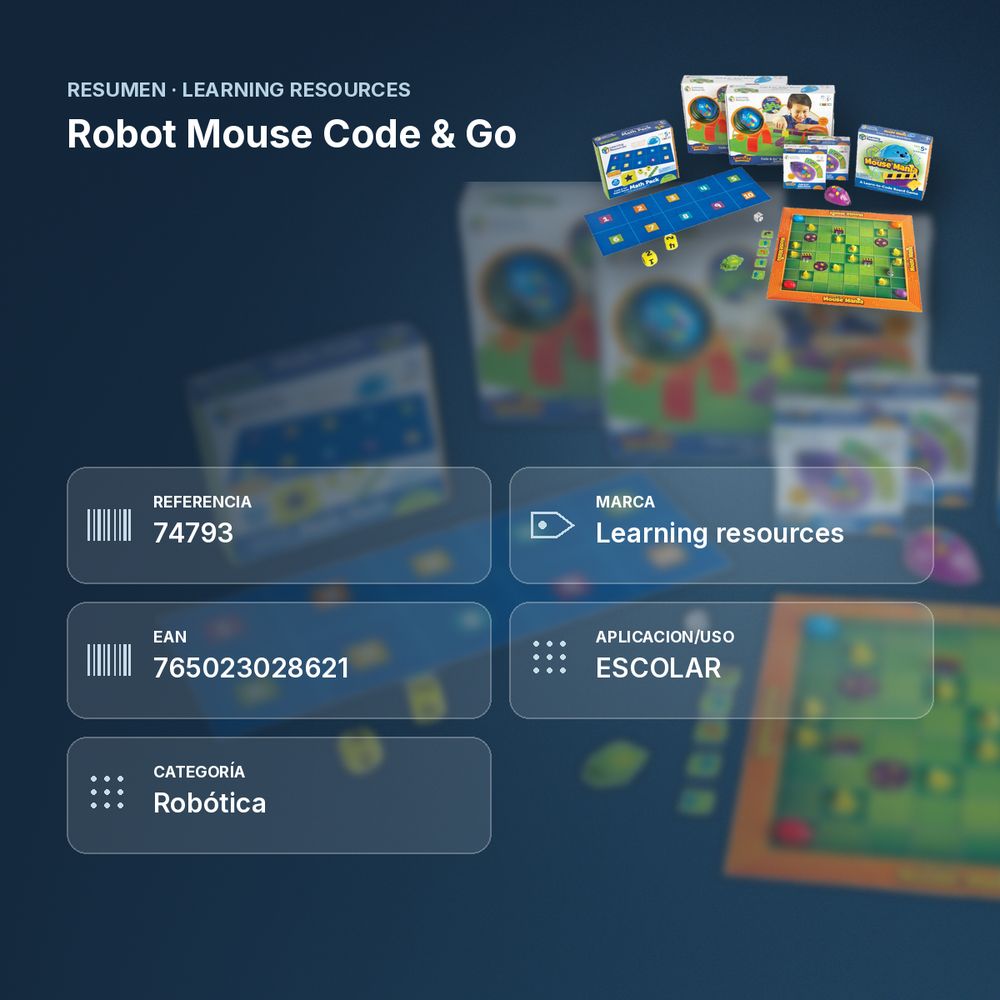 ROBOT MOUSE CODE & GO - resumen de atributos