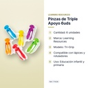 PINZAS DE TRIPLE APOYO 6UDS - características principales