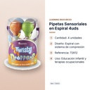 PIPETAS SENSORIALES EN ESPIRAL 4UDS - características principales
