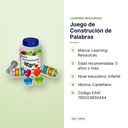 JUEGO DE CONSTRUCIÓN DE PALABRAS - características principales
