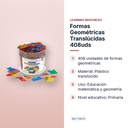 FORMAS GEOMÉTRICAS TRANSLÚCIDAS 408UDS - características principales