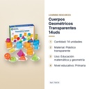 CUERPOS GEOMÉTRICOS TRANSPARENTES 14UDS - características principales