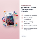 FICHAS DE CONTEO TRANSPARENTES 250UDS - características principales