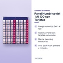 PANEL NUMÉRICO DEL 1 AL 100 CON TARJETAS - características principales