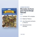 MONEDAS DE EURO PARA APRENDIZAJE 100UDS - características principales
