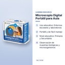 MICROSCOPIO DIGITAL PORTÁTIL PARA AULA - características principales