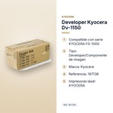 DEVELOPER KYOCERA DV-1150 - características principales