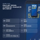PDA 5,99" IGGUAL 4+64GB HD+ Android 2D NFC Wifi BT - resumen de atributos