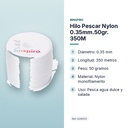 HILO PESCAR NYLON 0.35MM.50GR. 350M - características principales