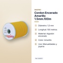 CORDON ENCERADO AMARILLO 1.5MM.100M - características principales